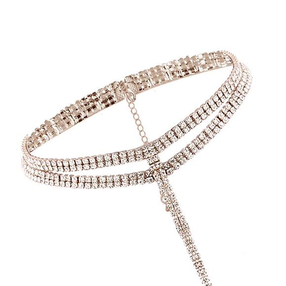 Gold Diamond Choker